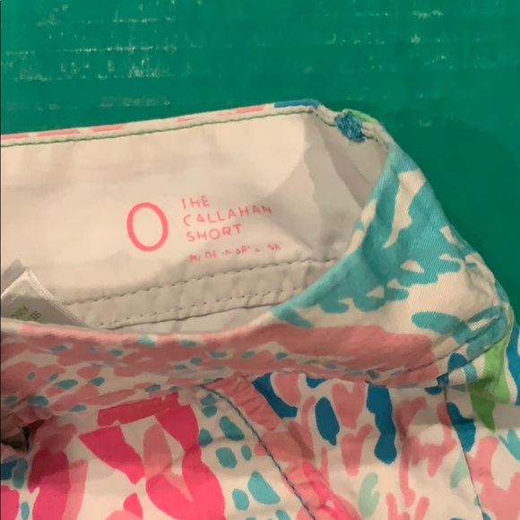 Lilly Pulitzer Coral Reef Shorts Size 0⛵️ - Picture 4 of 4
